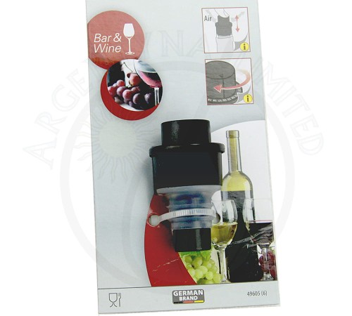 Korek z pompką próżniową