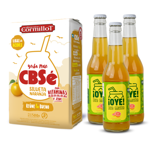 oye ice mate 3 sztuki + 1 sztuka CBSe silueta naranja