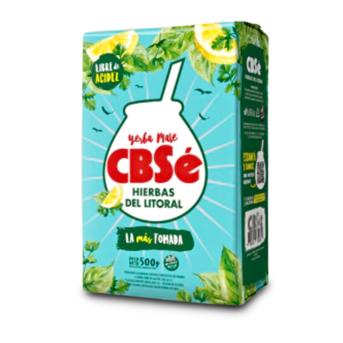 yerba mate CBSe Hierbas del Litoral 500g