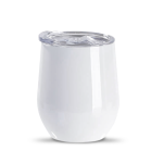 Matero termiczne TERMICO inox [T26W] białe błyszczące, 260 ml