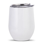 Matero termiczne TERMICO inox [T36W] białe błyszczące, 350 ml