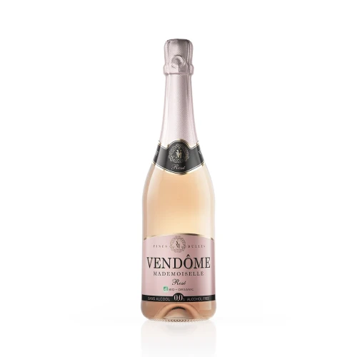 Musujące wino bezalkoholowe Vendome Mademoiselle Rose (sparkling) - organiczne
