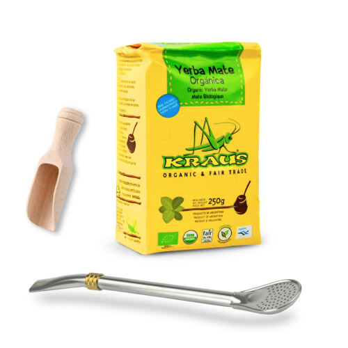 Kraus Organic 250g Bombilla Fuego Czerpak 10cm