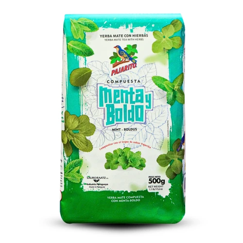Yerba Mate Pajarito Mięta i Boldo 500g